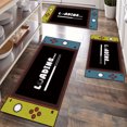 thumbnail image 1 of Kitchen Rugs Sets 3 Piece with Runner Floral Kitchen Floor Mat Carpet Farmhouse Rugs and Mats Non Skid Washable Runner Rug for Kitchen Office Sink Laundry, 1 of 12