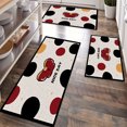 thumbnail image 1 of Kitchen Rugs Sets 3 Piece with Runner Floral Kitchen Floor Mat Carpet Farmhouse Rugs and Mats Non Skid Washable Runner Rug for Kitchen Office Sink Laundry, 1 of 12