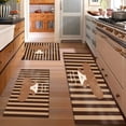 thumbnail image 1 of 3 Piece Floral Kitchen Floor Mat, Kitchen Rugs Sets with Runner Farmhouse Rugs and Mats Non Skid Washable Runner Rug for Kitchen Office Sink Laundry, 1 of 12