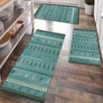 thumbnail image 1 of Kitchen Rugs Sets 3 Piece with Runner Floral Kitchen Floor Mat Carpet Farmhouse Rugs and Mats Non Skid Washable Runner Rug for Kitchen Office Sink Laundry, 1 of 12