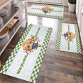 thumbnail image 1 of Kitchen Rugs Sets 3 Piece with Runner Floral Kitchen Floor Mat Carpet Farmhouse Rugs and Mats Non Skid Washable Runner Rug for Kitchen Office Sink Laundry, 1 of 12