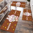 thumbnail image 1 of Kitchen Rugs Sets 3 Piece with Runner Floral Kitchen Floor Mat Carpet Farmhouse Rugs and Mats Non Skid Washable Runner Rug for Kitchen Office Sink Laundry, 1 of 12