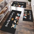 thumbnail image 1 of Kitchen Rugs Sets 3 Piece with Runner Floral Kitchen Floor Mat Carpet Farmhouse Rugs and Mats Non Skid Washable Runner Rug for Kitchen Office Sink Laundry, 1 of 12