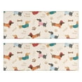 thumbnail image 1 of Kitchen Rugs Sets Of 2,Dachshund Anti Fatigue Kitchen Mat Rugs Non Slip Washable,Decorative Kitchen Floor Mats for Kitchen,Sink,Laundry,17"X47", 1 of 5