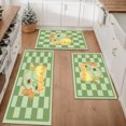 thumbnail image 1 of Kitchen Rugs Sets of 3 Non Slip Washable Kitchen Mats for Floor, Kitchen Runner Rug, Floor Mat Carpet for Entryway, Laundry, Sink, 1 of 12