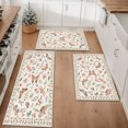 thumbnail image 1 of Kitchen Rugs Sets of 3 Non Slip Washable Kitchen Mats for Floor, Kitchen Runner Rug, Floor Mat Carpet for Entryway, Laundry, Sink, 1 of 12