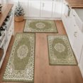 thumbnail image 1 of Kitchen Rugs Sets of 3 Non Slip Washable Kitchen Mats for Floor, Kitchen Runner Rug, Floor Mat Carpet for Entryway, Laundry, Sink, 1 of 12