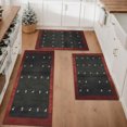 thumbnail image 1 of Kitchen Rugs Sets of 3 Non Slip Washable Kitchen Mats for Floor, Kitchen Runner Rug, Floor Mat Carpet for Entryway, Laundry, Sink, 1 of 12