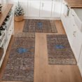 thumbnail image 1 of Kitchen Rugs Sets of 3 Non Slip Washable Kitchen Mats for Floor, Kitchen Runner Rug, Floor Mat Carpet for Entryway, Laundry, Sink, 1 of 12
