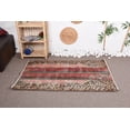thumbnail image 1 of Kitchen Rugs, Vintage Rug, Moroccan Rug, Turkish Rug, 3.2x4.8 ft Accent Rug, 1 of 9