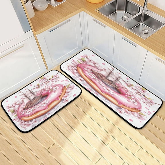 Kitchen Rugs and Mats2 PCSNon Skid Doughnu with Ship Creative Kitchen Mat