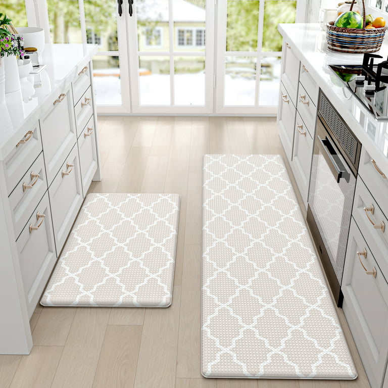 Soft Kitchen Floor Mats Ribbed Super Absorbent Kitchen Rugs