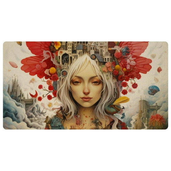 Kitchen Rugs and Mats Non Skid Washable, Absorbent Runner Rugs for Kitchen, Front of Sink, Kitchen Mats for Floor, Bohemia