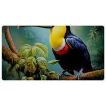 Kitchen Rugs and Mats Non Skid Washable, Absorbent Runner Rugs for Kitchen, Front of Sink, Kitchen Mats for Floor, Toucan