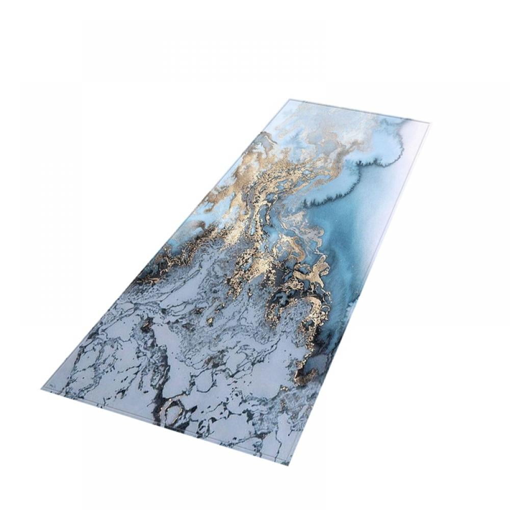 Kitchen Rugs and Mats Non Skid Washable, Marble Texture Absorbent Floor ...