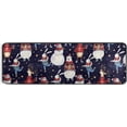 thumbnail image 1 of Kitchen Rugs and Mats Non-Skid Washable Runner Rugs Christmas Snowman Rabbit Long 72x24 inch for Floor Cushioned Hallway Entryway Indoor 2x6, 1 of 7