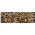 thumbnail image 1 of Kitchen Rugs and Mats Non-Skid Washable Runner Rugs Indian Jungle Leopard Tiger Zebra Long 72x24 inch for Floor Cushioned Hallway Entryway Indoor 2x6, 1 of 7