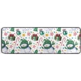 thumbnail image 1 of Kitchen Rugs and Mats Non-Skid Washable Runner Rugs Snowman Long 72x24 inch for Floor Cushioned Hallway Entryway Indoor 2x6, 1 of 7