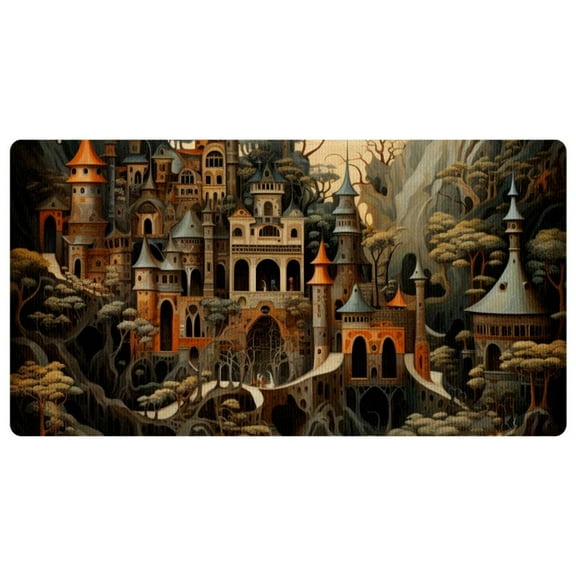 Kitchen Rugs and Mats Washable Kitchen Floor Mat Absorbent Runner Rugs for Kitchen, Bohemia