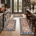 thumbnail image 1 of Kitchen Rugs, Yamaziot Kitchen Rugs and Runners, Non Skid Washable Boho Farmhouse Kitchen Runner Rug Sets of 3, 20"x32"+20"x32"+20"x47", 1 of 8