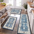 thumbnail image 1 of Kitchen Rugs and Runners Set of 3, Yamaziot Kitchen Mat for Floor, Non Slip Skid Comfort Washable Farmhouse Kitchen Carpet for Laundry Room Sink, 20"x32"+20"x32"+20"x47", 1 of 8
