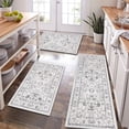 thumbnail image 1 of Kitchen Rugs and Runners Set of 3, Yamaziot Kitchen Mat for Floor, Non Slip Skid Comfort Washable Farmhouse Kitchen Carpet for Laundry Room Sink, 20"x32"+20"x32"+20"x47", 1 of 6
