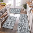 thumbnail image 1 of Kitchen Rugs and Runners Set of 3, Yamaziot Kitchen Mat for Floor, Non Slip Skid Comfort Washable Farmhouse Kitchen Carpet for Laundry Room Sink, 20"x32"+20"x32"+20"x47", 1 of 6