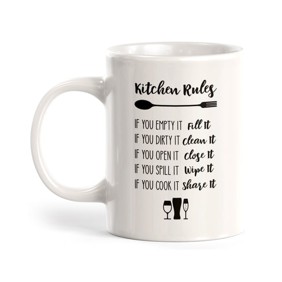 Kitchen Rules 11oz Coffee Mug