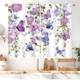 thumbnail image 1 of Kitchen Rules Curtains 27.5W X 39L Inch 2 Panels Rod Pocket Rustic Farmhouse Funny Vintage Modern Small Short Cafe Curtains Wood Inspirational Window Drapes Treatment Bathroom Home Decor, 1 of 6