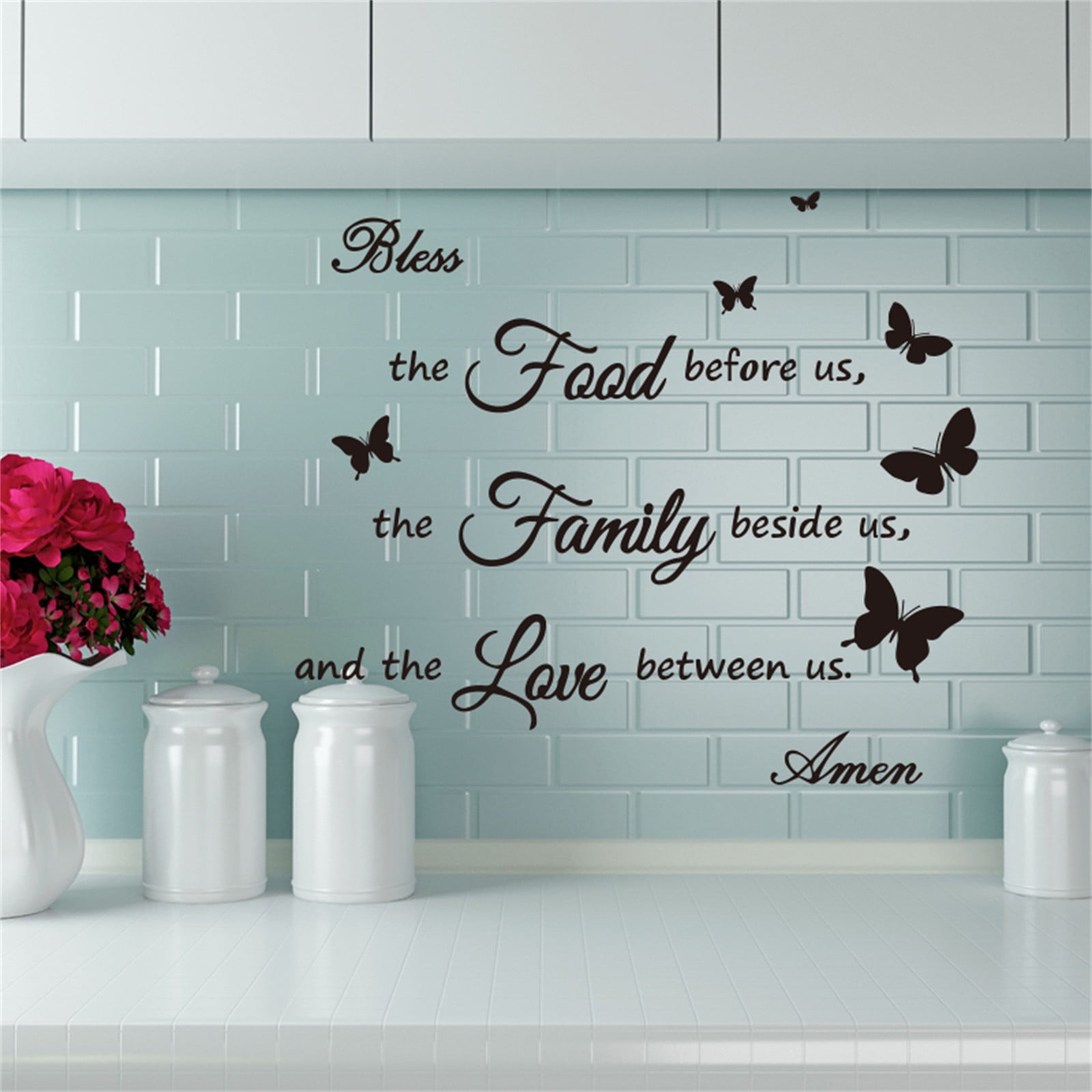 Kitchen Rules Home Stickers Toilet Rules Bathroom Decals Wall Saying