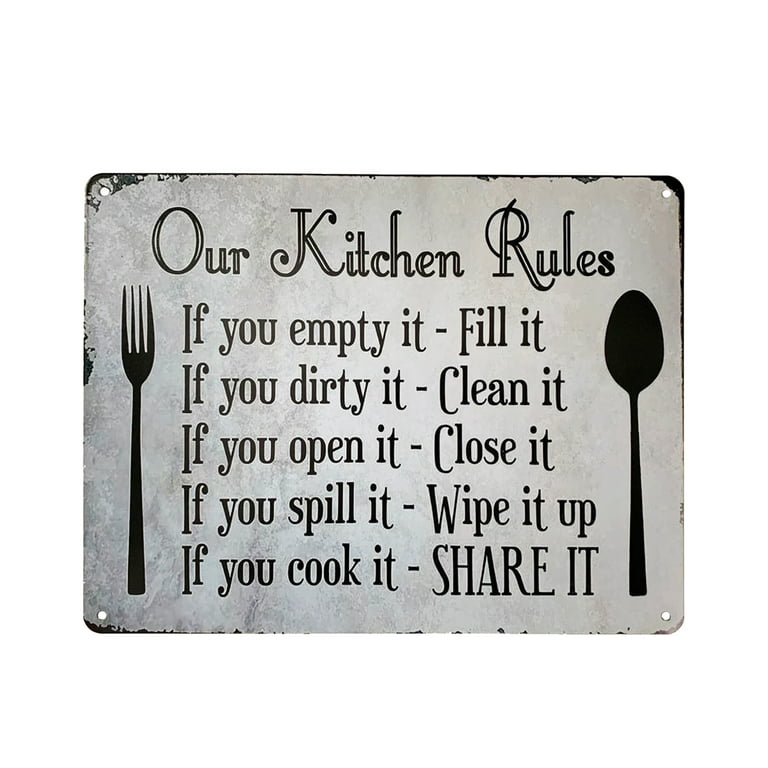 DIY Funny Kitchen Sign (& free printable!) - Artsy Chicks Rule®
