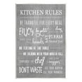 thumbnail image 1 of Kitchen Rules Rustic Grey List Typography Graphic Art Unframed Art Print Wall Art, 1 of 6