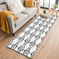 thumbnail image 1 of Kitchen Runner 2 x 6 Ft, Ocean Brown Fish Non-Slip Residential Carpet, Summer Fishing Coastal Nautical Simple Indoor Crawling Mats Runner Rugs for Living Room/Dining Room/Bedroom, 1 of 8