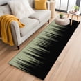 thumbnail image 1 of Kitchen Runner 2 x 6 Ft, Sage Green Black Ombre Non-Slip Residential Carpet, Modern Abstract Striped Gradient Indoor Crawling Mats Runner Rugs for Living Room/Dining Room/Bedroom, 1 of 9