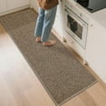 thumbnail image 1 of Kitchen Runner Rugs 24"x72", Non-Slip Kitchen Mats for Floor, Super Absorbent and Stain Resistant Kitchen Rug, Machine Washable Rugs for Kitchen, Hallway, Laundry & Sink, Taupe, 1 of 8