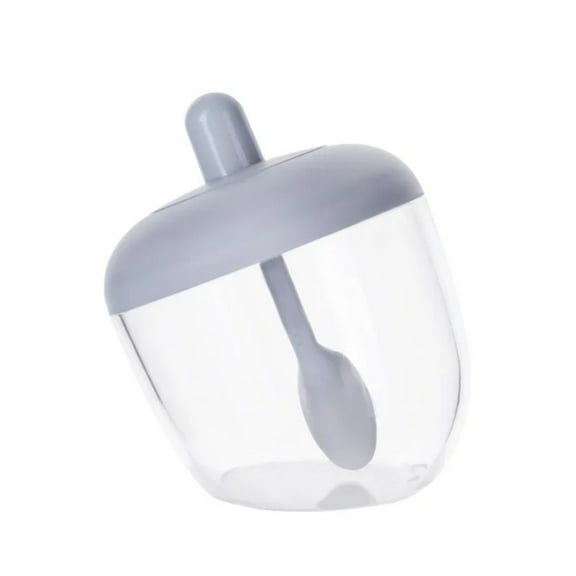 Kitchen Salt Shaker Seasoning Jar with Spoon Pepper Seasoning Box Moisture Proof Spice Tool Salt Shaker