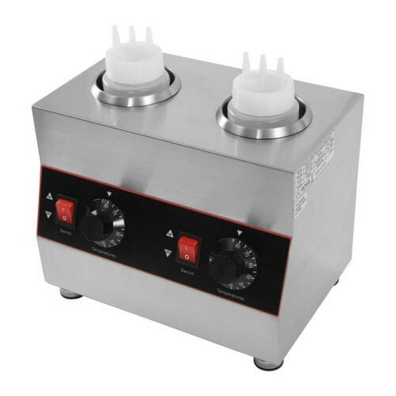Kitchen Sauce Warmer Commercial Double Squeeze Topping Bottle Warmer Machine