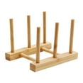 thumbnail image 1 of Kitchen Anckoeil Multifunctional Dish Rack Kitchen Drainer Bamboo Tableware Storage Rack, 1 of 1