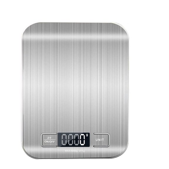 Kitchen Scale 5/10Kg Stainless Steel Weighing Scale With LCD Display Food Diet Balance Measuring Tool Electronic Scales