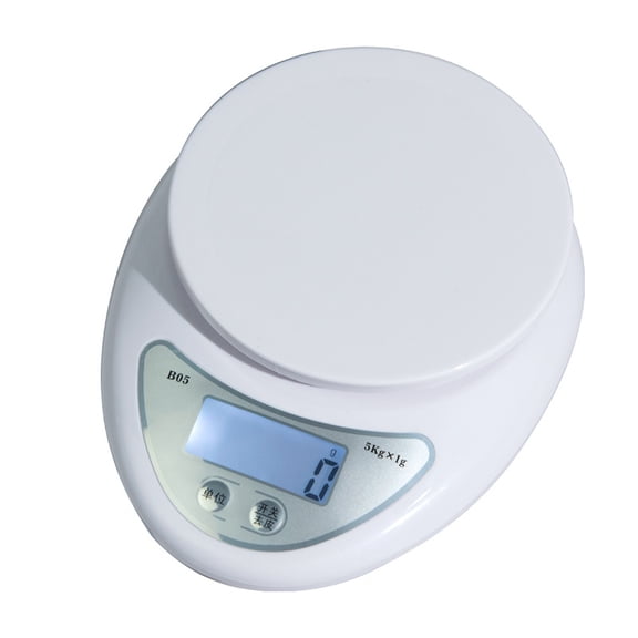 Kitchen Scale, Digital Food Weighing Scale, Accurate Portable for Baking & Coffee - Multicolor