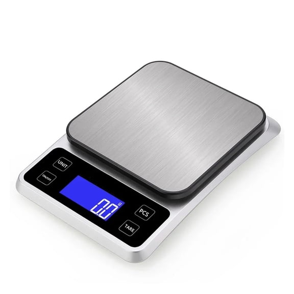 Kitchen Scale Digital Smart Food Scale Baking Weighing Tool USB Charge/Battery Stainless Steel Panel ,High-Precision Weighing Technology