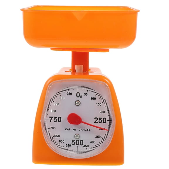 KAKOWELY Weigh Scale Orange Plastic 1Set .65X6.29X5.89in