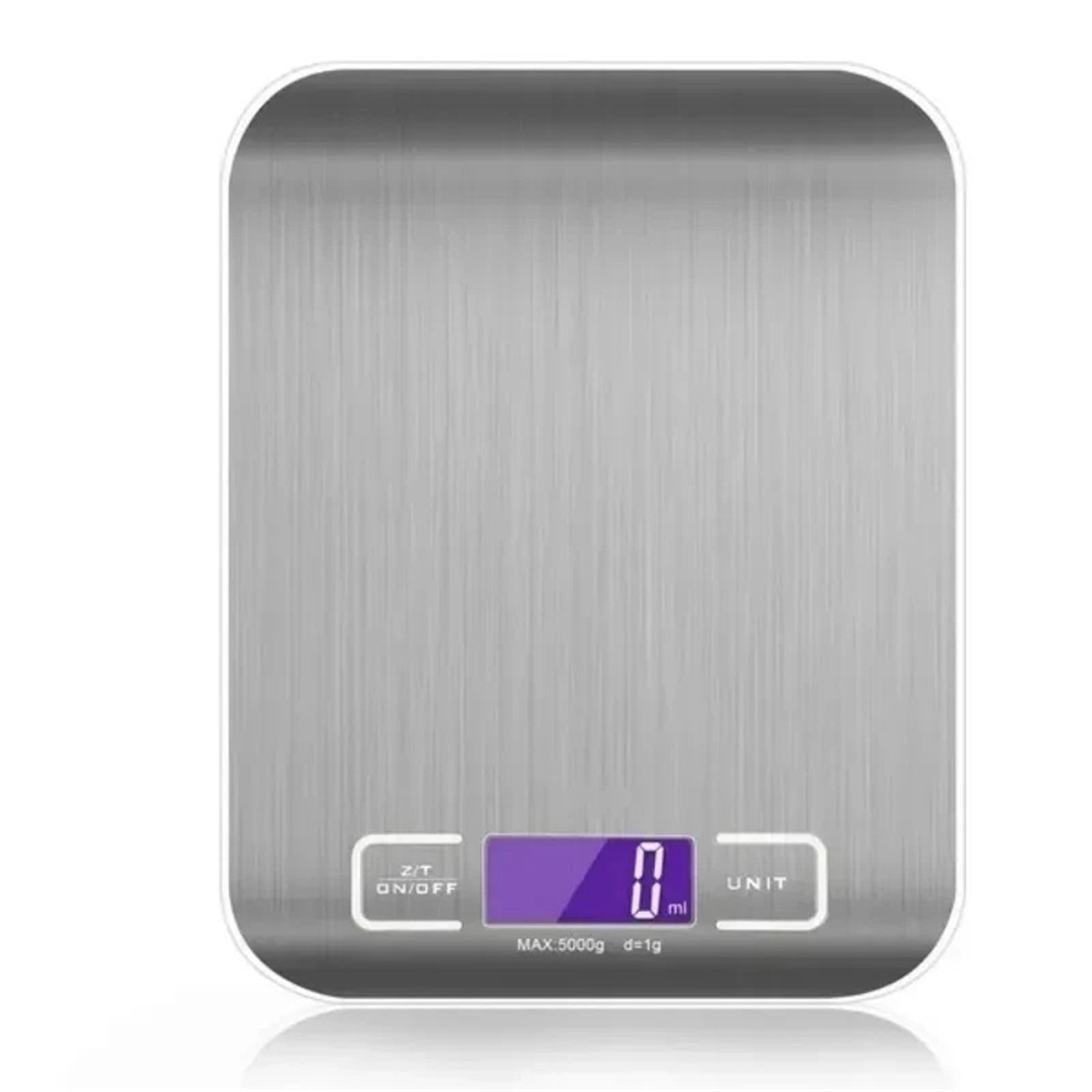 Kitchen Scale Stainless Steel Weighing Food Diet Balance Measuring LCD Precision Electronic Scales Baking Measuring Tools