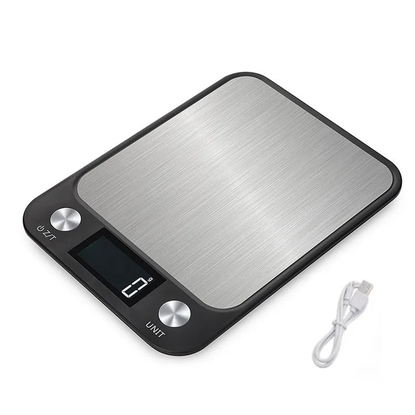 Kitchen Scale Weighing Food Coffee Balance Smart Electronic Digital Scales Stainless Steel Design for Cooking and Baking