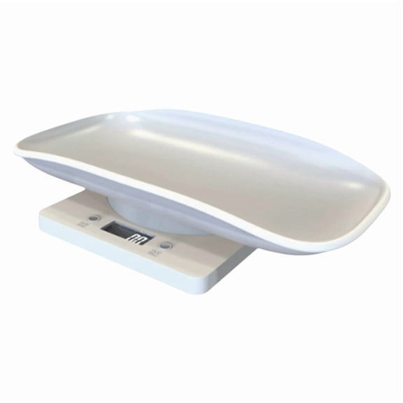 Kitchen Scale with Tray, 15kg Capacity, LCD Display, Unit Conversion, Tare, Auto Zero, Auto Shut-Off, 1-Set Packaging