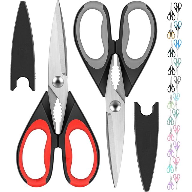 Kitchen Scissors All Purpose Heavy Duty Meat Poultry Shears, Dishwasher