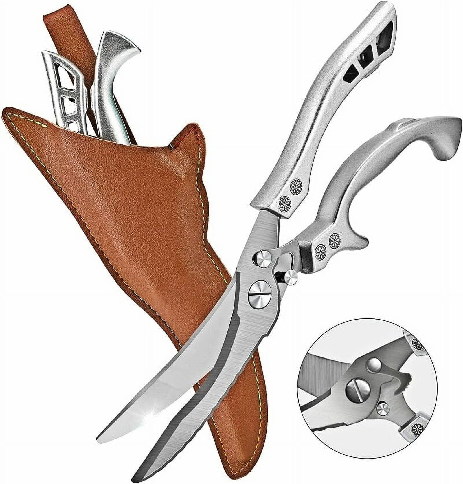 NEW Stainless Steel Poultry Kitchen Chicken Bone Scissor Fish Cutter Cook  Tool Shear Cut Duck Fish Meat Kitchen Gadgets