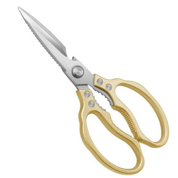 Kitchen Scissors,Multi-Purpose Kitchen Shears,Heavy Duty Dishwasher Safe Food Scissors,Non Slip Stainless Steel Sharp Cooking Scissors for Kitchen,Chicken,Poultry,Fish,Meat,Herbs
