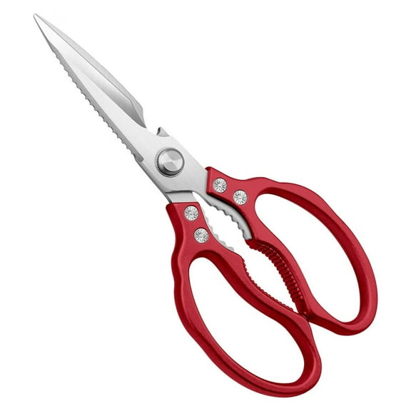 Kitchen Scissors,Multi-Purpose Kitchen Shears,Heavy Duty Dishwasher Safe Food Scissors,Non Slip Stainless Steel Sharp Cooking Scissors for Kitchen,Chicken,Poultry,Fish,Meat,Herbs