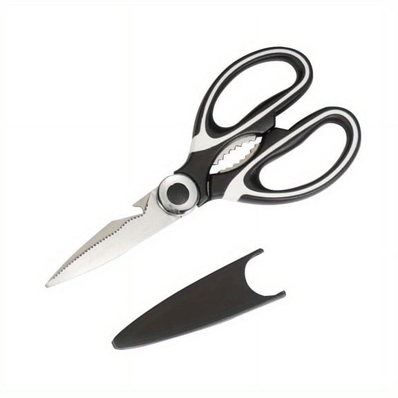 Kitchen Scissors, Poultry Shears, Kitchen Shears, Kitchen Fish Bone Scissors, Multifunctional Stainless Steel Chicken Bone Scissors For  Duck Fish, Food Scissors, Kitchen Meat Scissors, Nut Opener